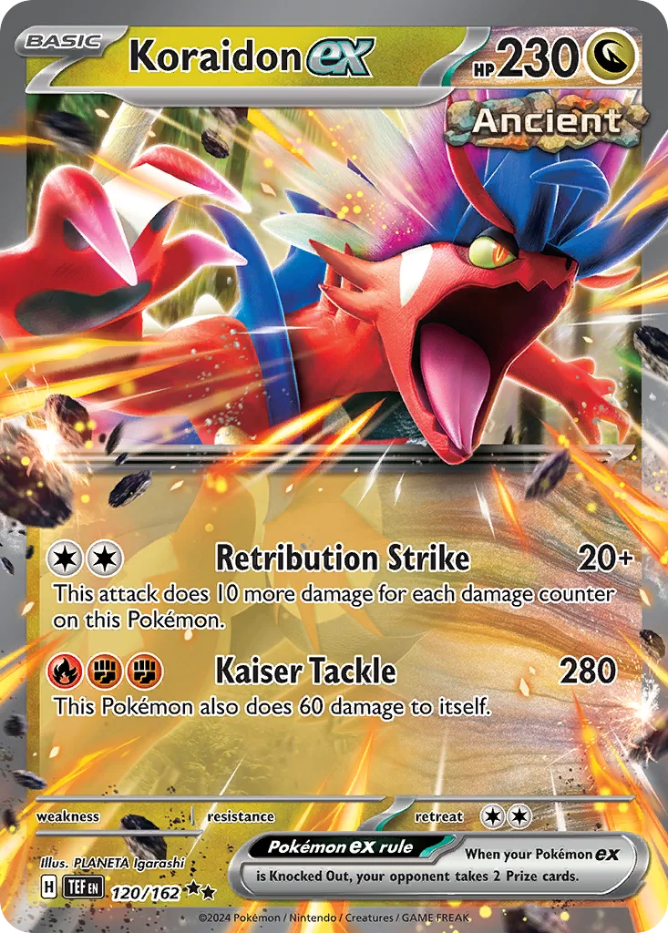 Koraidon ex, Temporal Forces #120/162