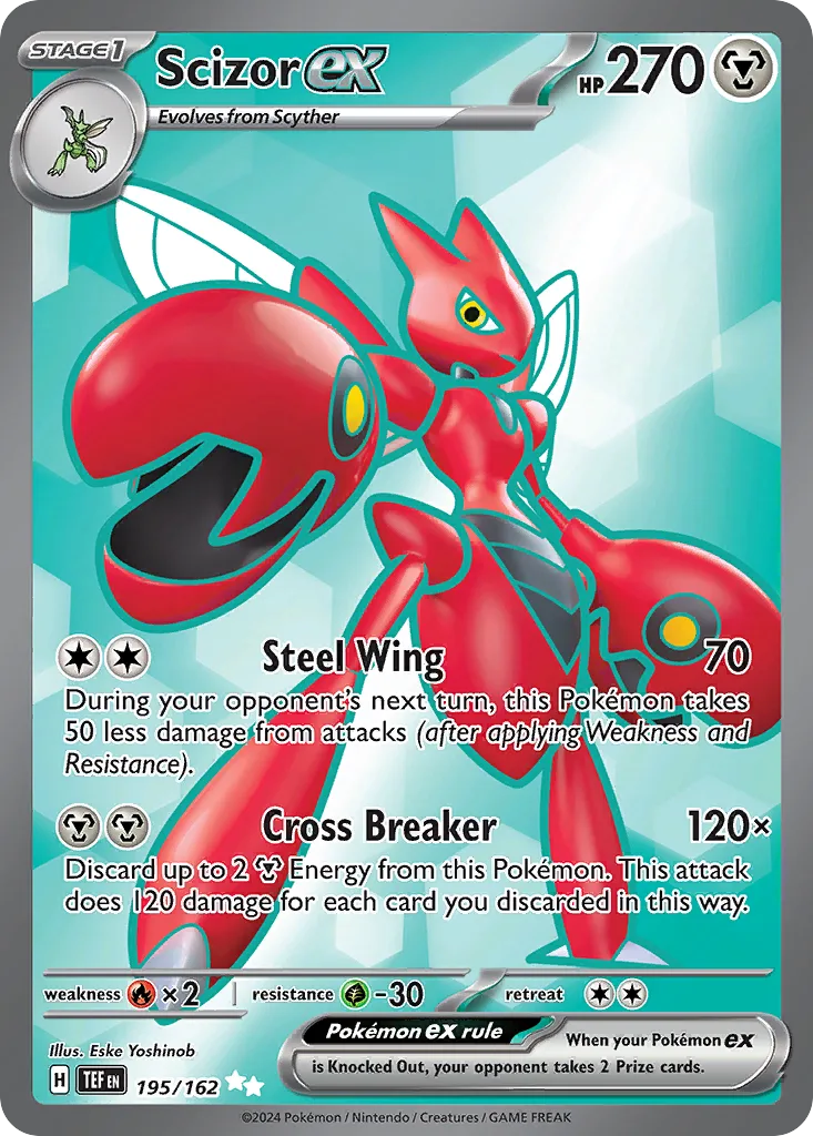 Scizor ex, Temporal Forces #195/162