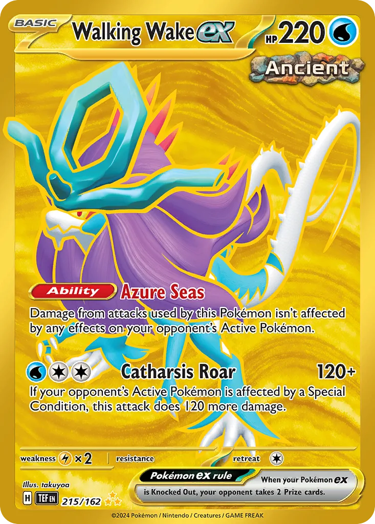 Walking Wake ex, Temporal Forces #215/162