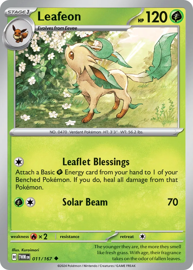 Leafeon, Twilight Masquerade #011/167
