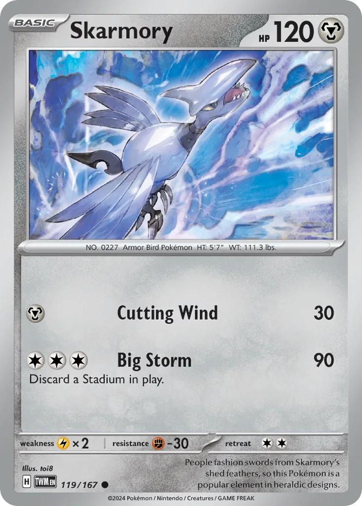Skarmory, Twilight Masquerade #119/167