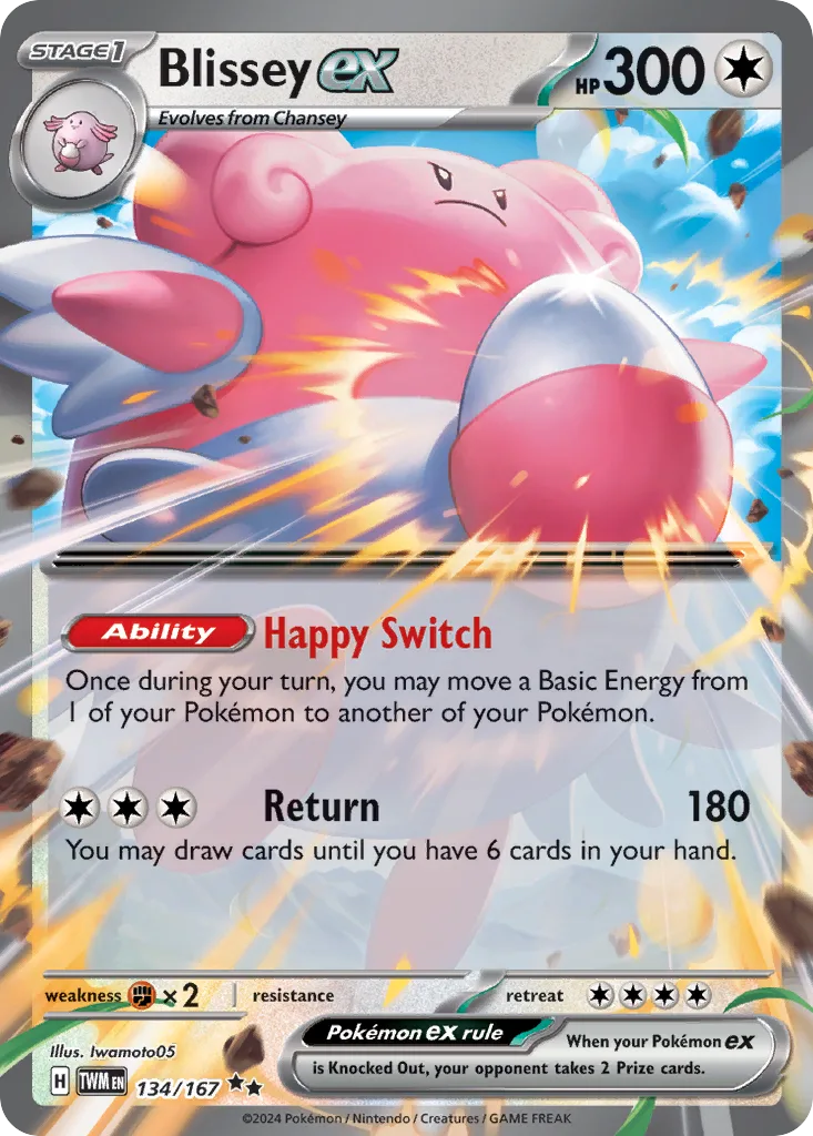 Blissey ex, Twilight Masquerade #134/167