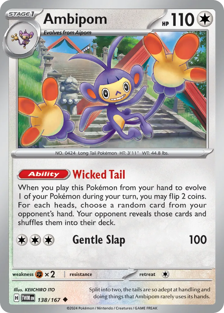 Ambipom, Twilight Masquerade #138/167