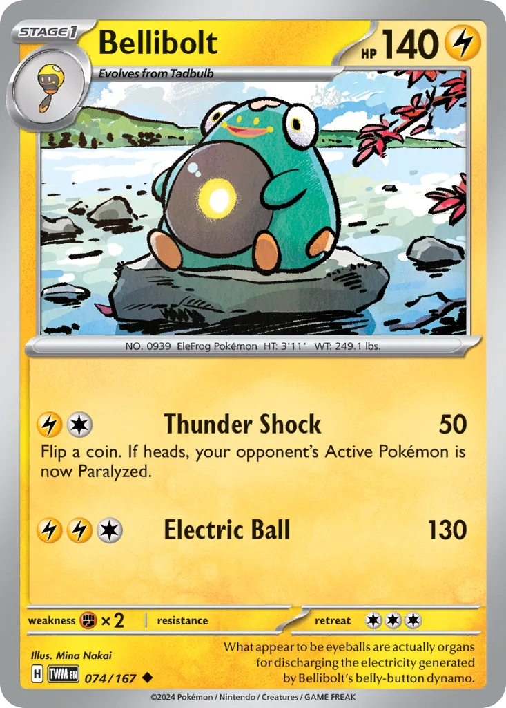Bellibolt, Twilight Masquerade #074/167