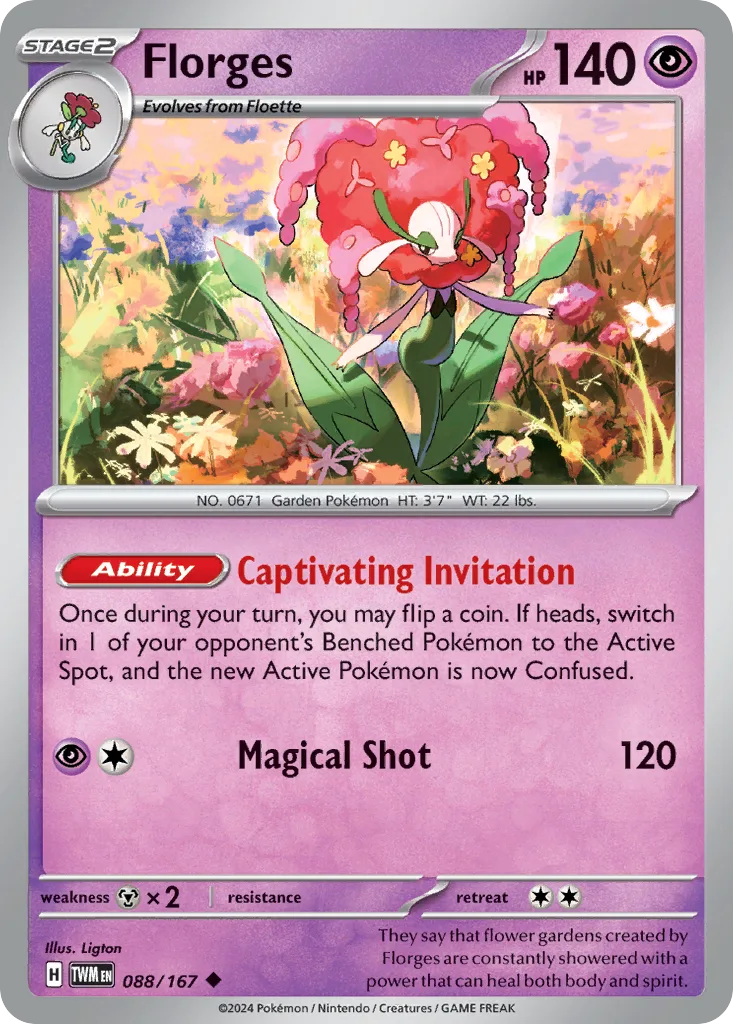 Florges, Twilight Masquerade #088/167