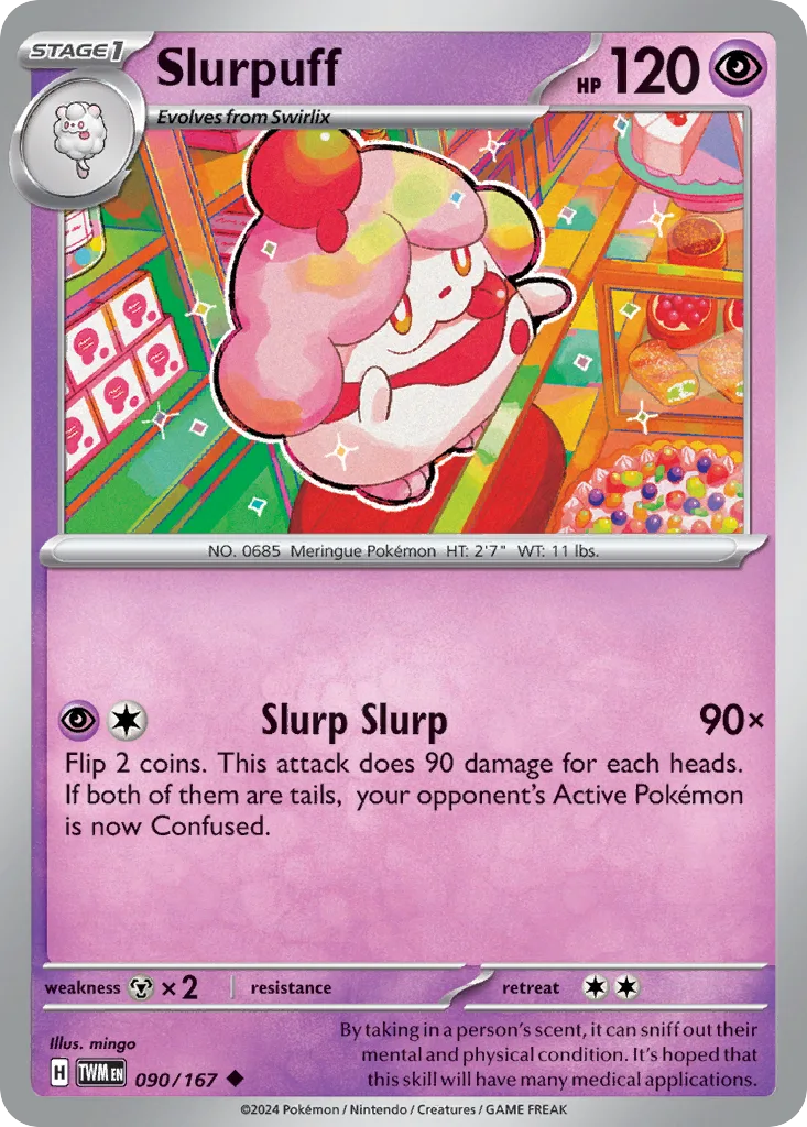 Slurpuff, Twilight Masquerade #090/167