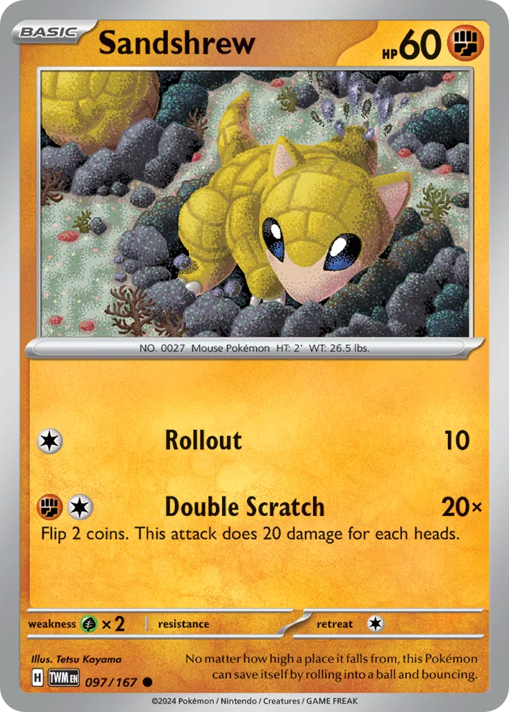 Sandshrew, Twilight Masquerade #097/167