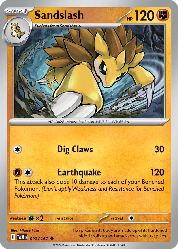 Sandslash, Twilight Masquerade #098/167