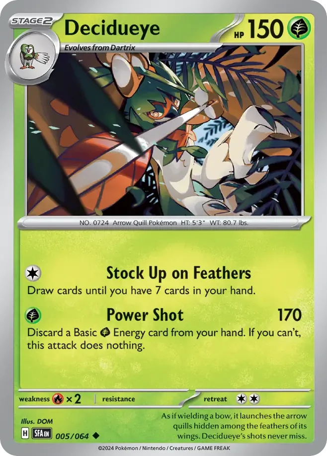 Decidueye, Shrouded Fable #005/064