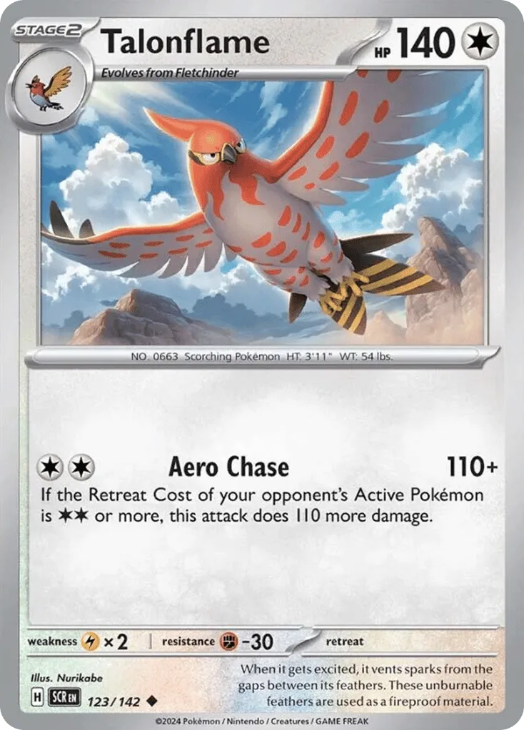Talonflame, Stellar Crown #123/142