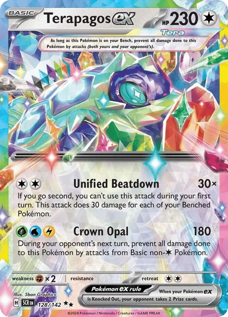 Terapagos ex, Stellar Crown #128/142