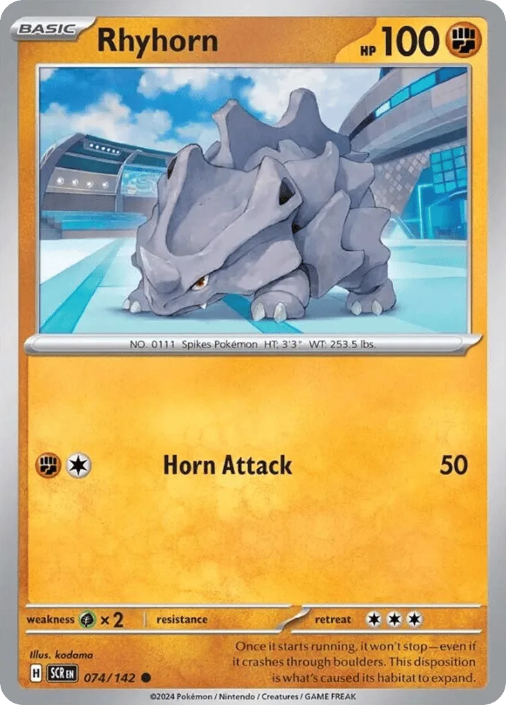 Rhyhorn, Stellar Crown #074/142