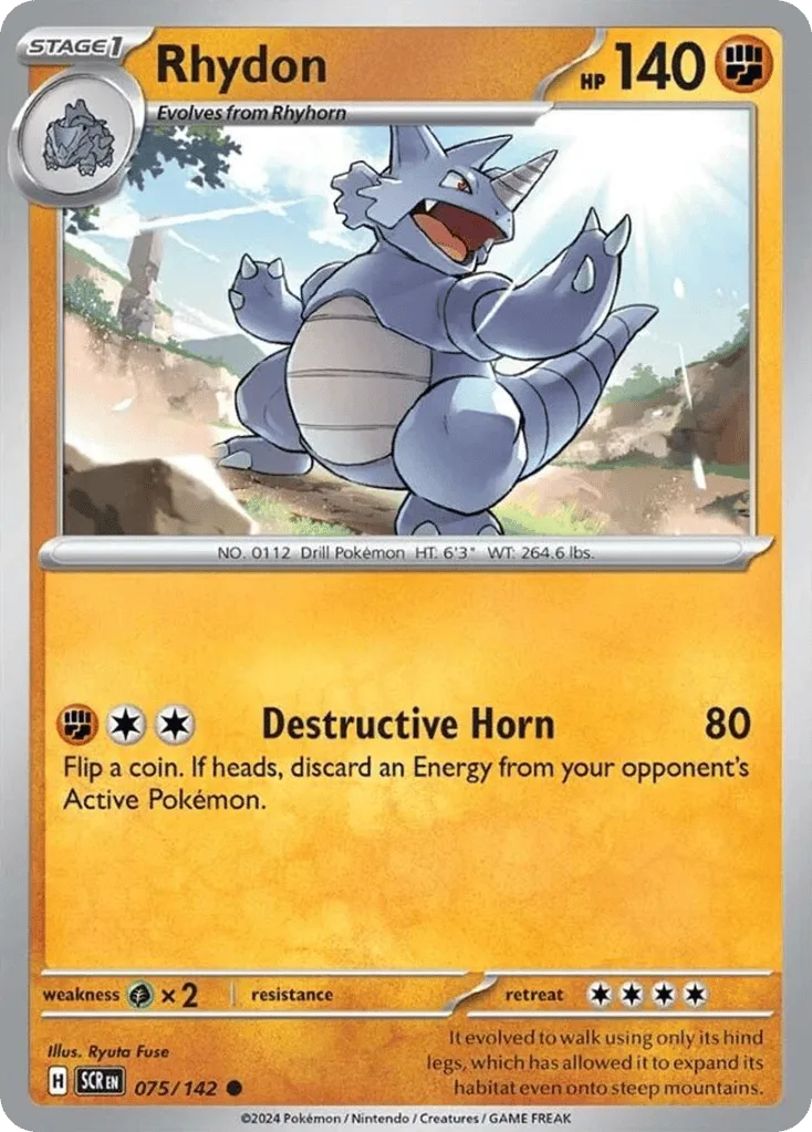 Rhydon, Stellar Crown #075/142