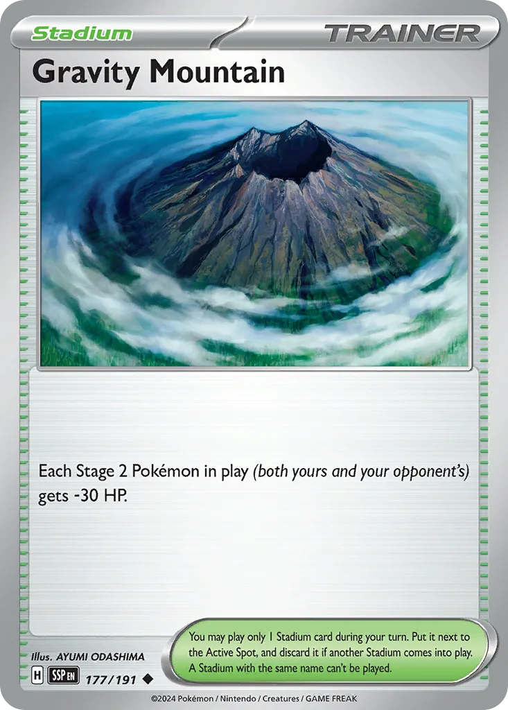 Gravity Mountain, Surging Sparks #177/191