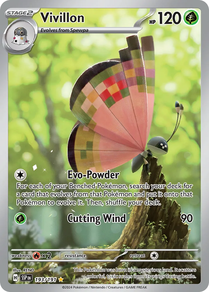 Vivillon, Surging Sparks #193/191