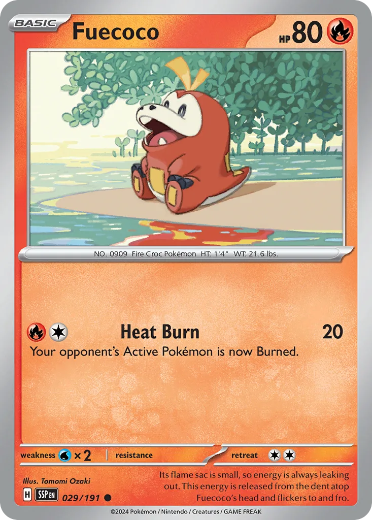 Fuecoco, Surging Sparks #029/191