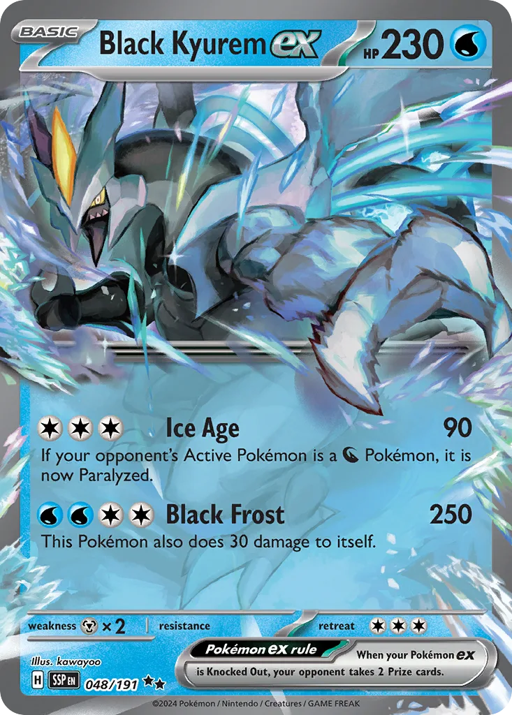 Black Kyurem ex, Surging Sparks #048/191