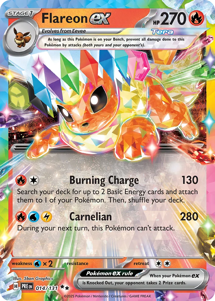 Flareon ex, Prismatic Evolutions #014/131