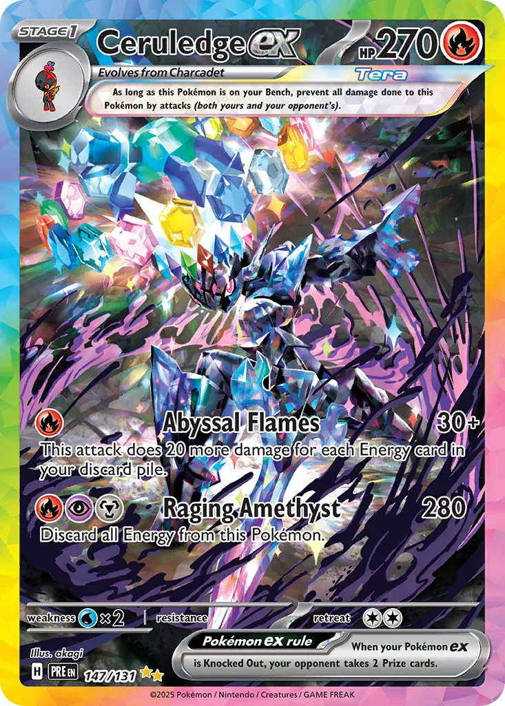 Ceruledge ex, Prismatic Evolutions #147/131