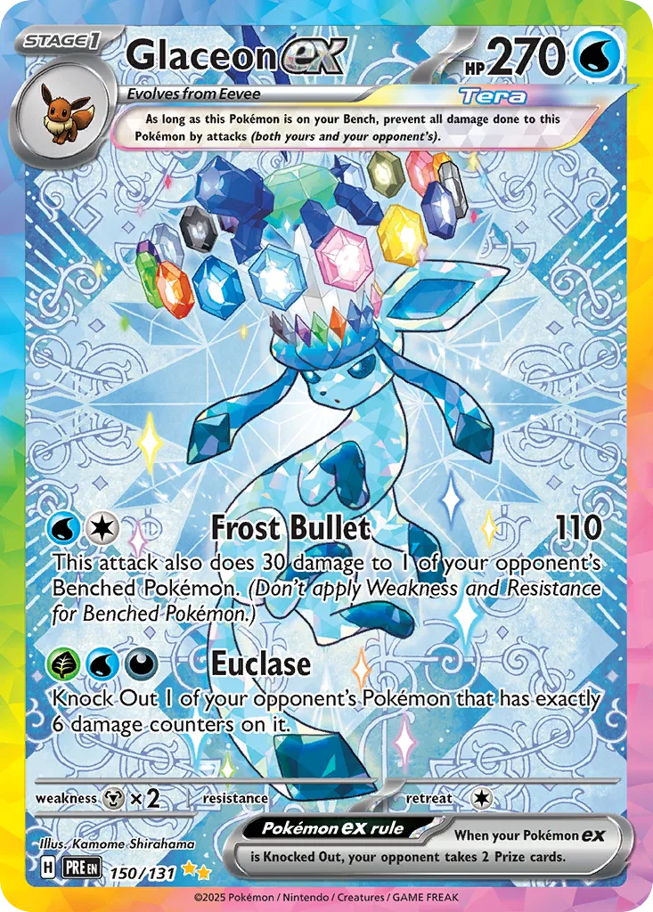 Glaceon ex, Prismatic Evolutions #150/131