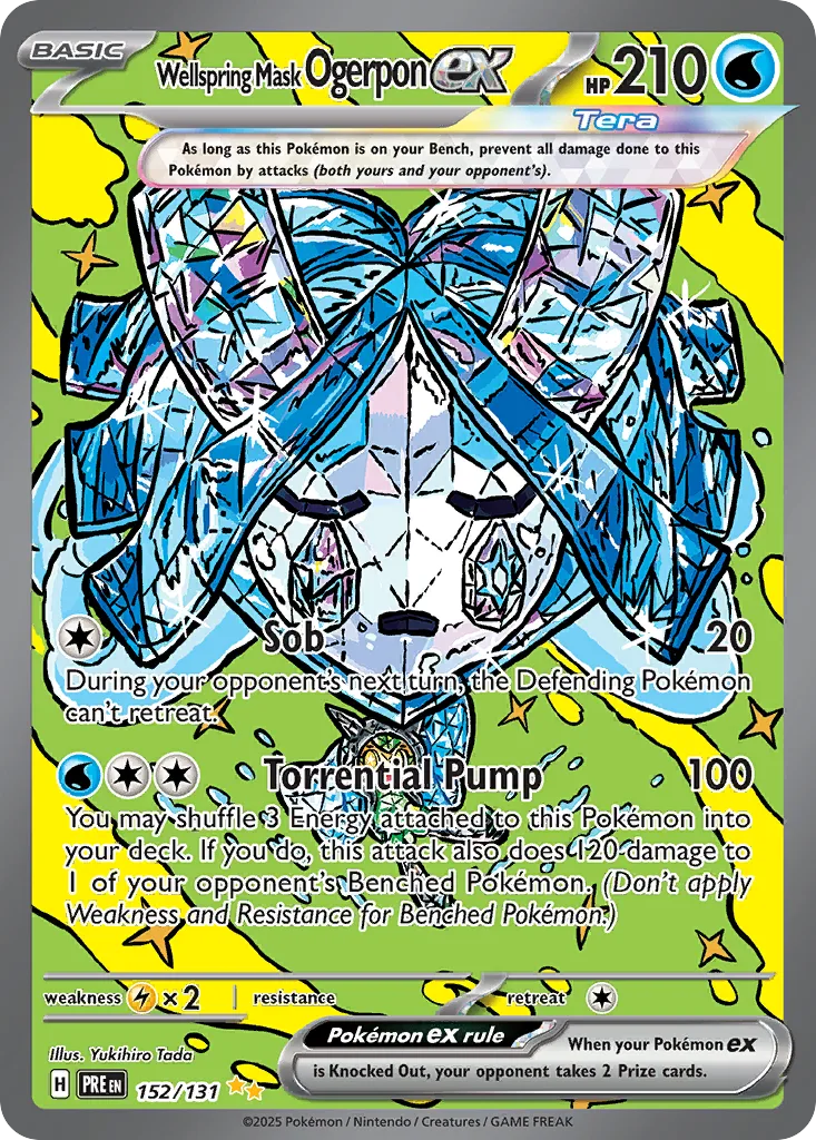 Wellspring Mask Ogerpon ex, Prismatic Evolutions #152/131