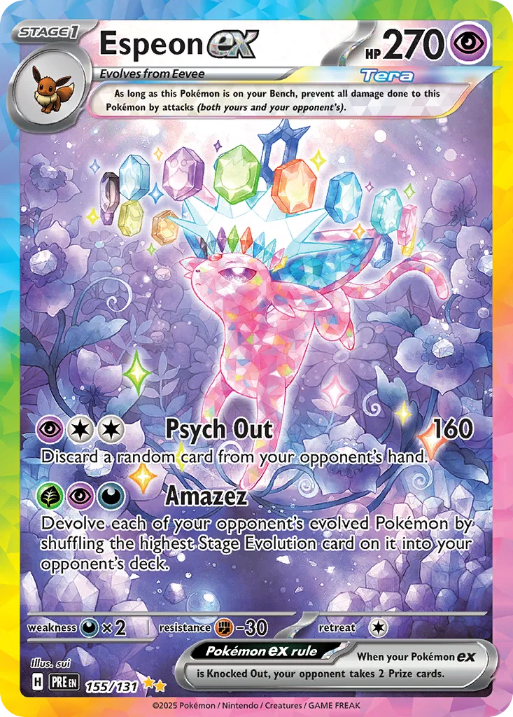 Espeon ex, Prismatic Evolutions #155/131
