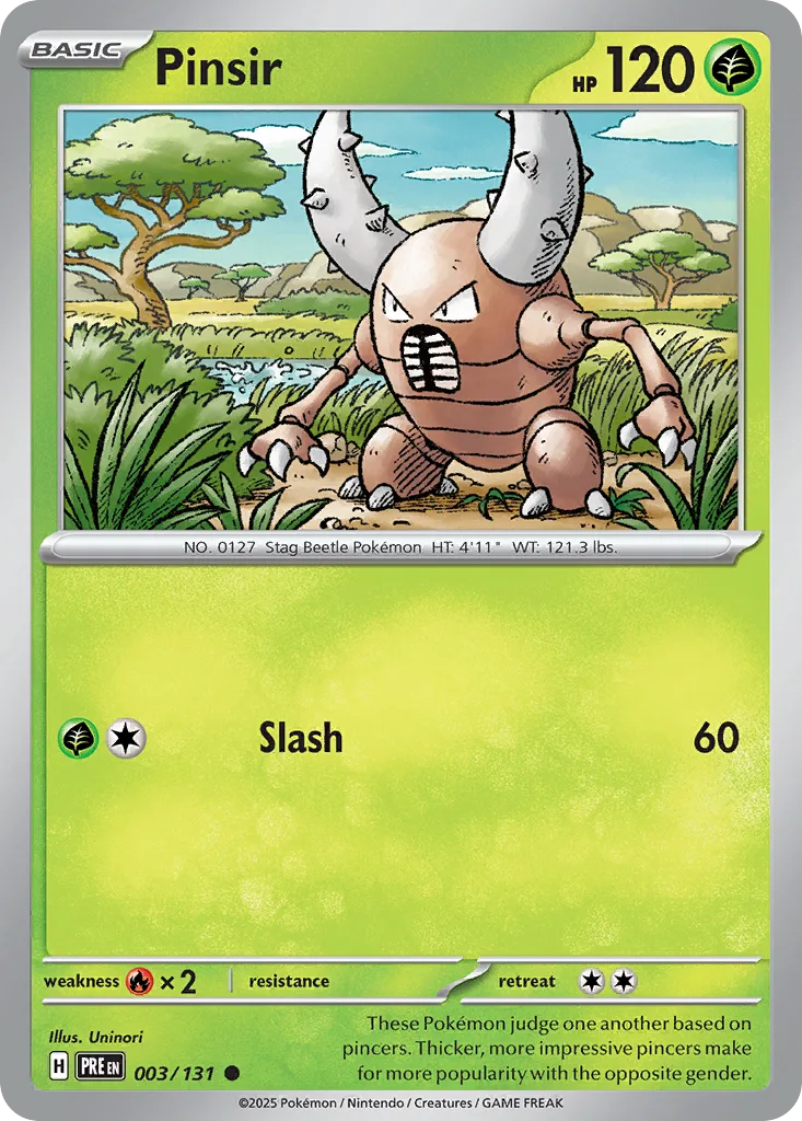 Pinsir, Prismatic Evolutions #003/131