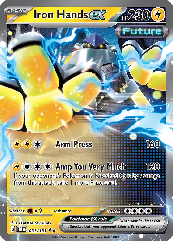 Iron Hands ex, Prismatic Evolutions #031/131