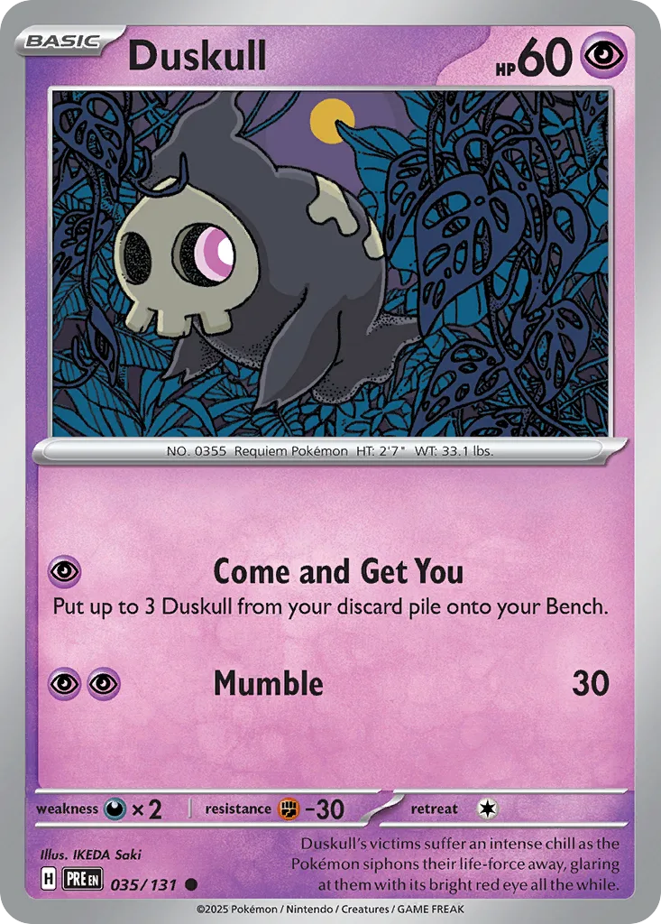Duskull, Prismatic Evolutions #035/131