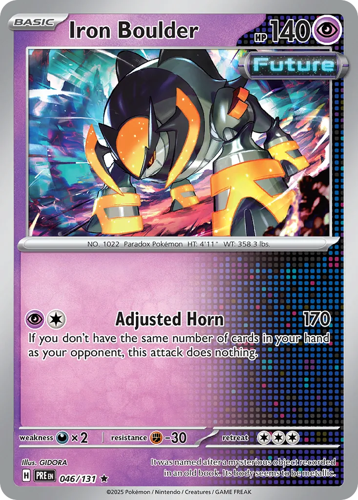 Iron Boulder, Prismatic Evolutions #046/131