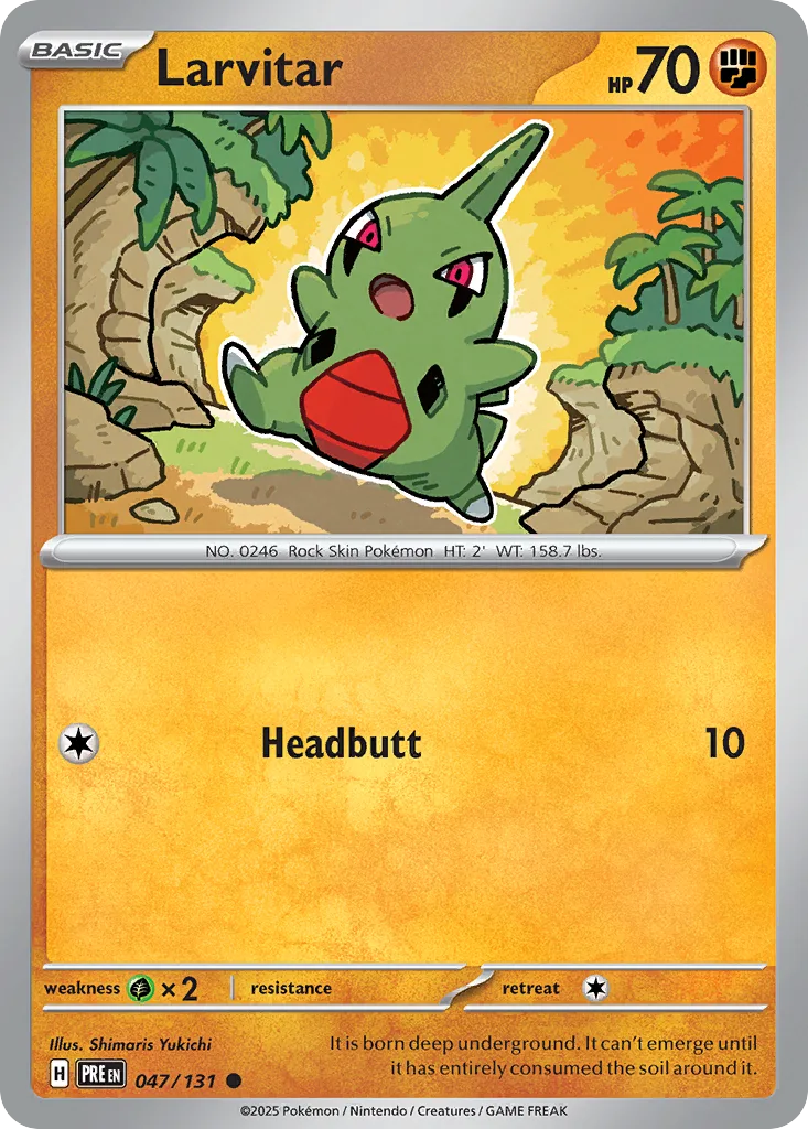 Larvitar, Prismatic Evolutions #047/131