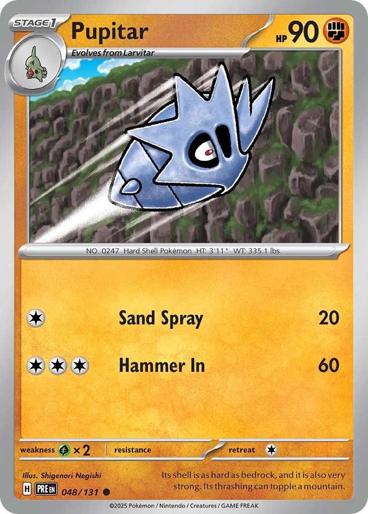 Pupitar, Prismatic Evolutions #048/131