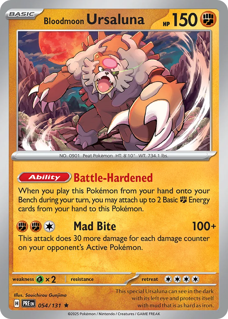 Bloodmoon Ursaluna, Prismatic Evolutions #054/131