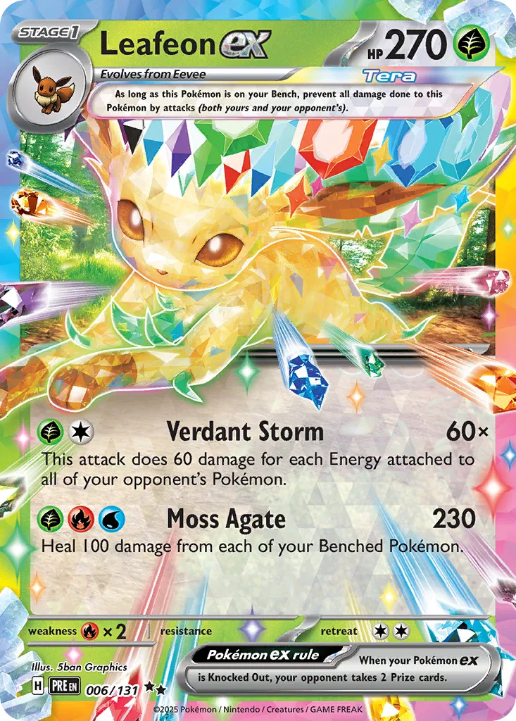 Leafeon ex, Prismatic Evolutions #006/131