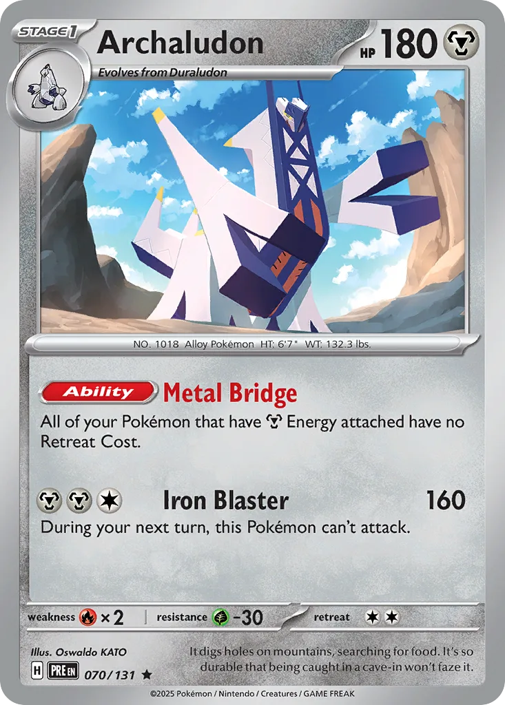 Archaludon, Prismatic Evolutions #070/131