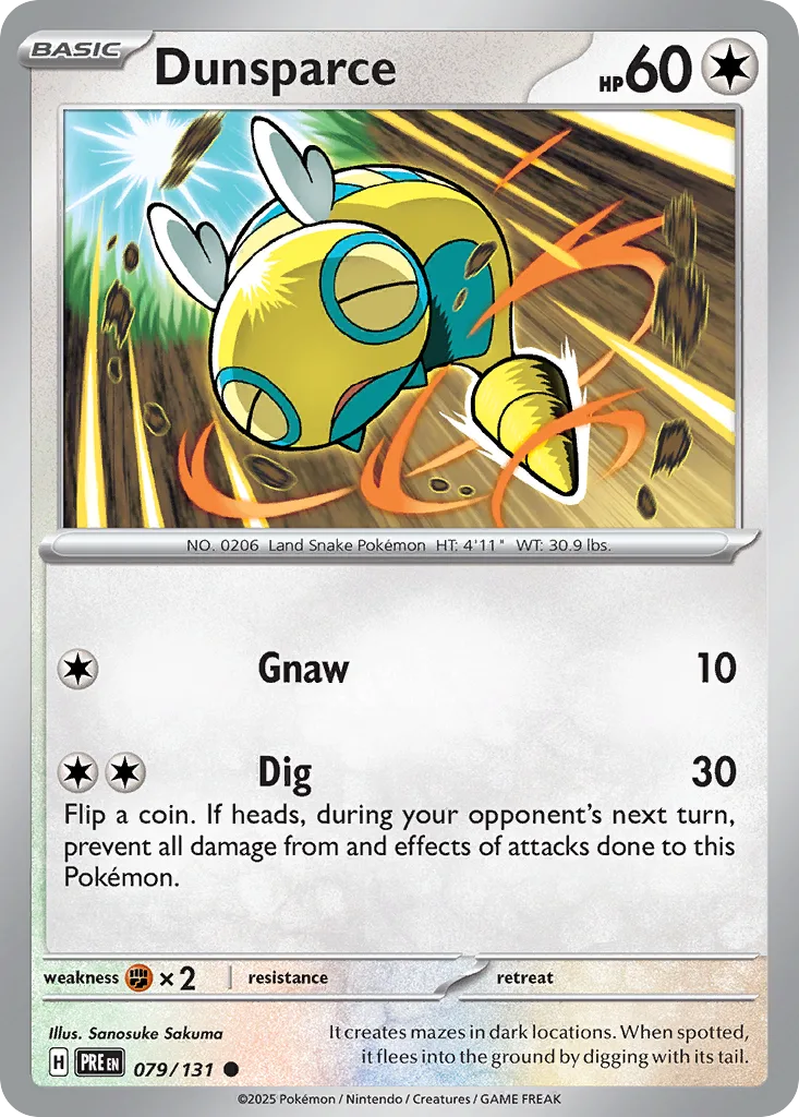 Dunsparce, Prismatic Evolutions #079/131