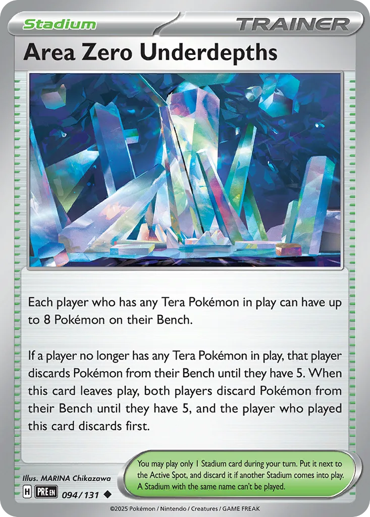 Area Zero Underdepths, Prismatic Evolutions #094/131