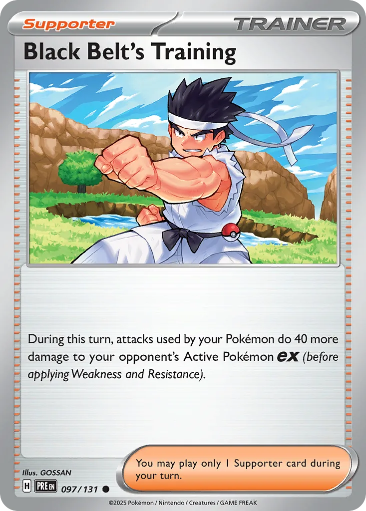 Black Belt's Training, Prismatic Evolutions #097/131