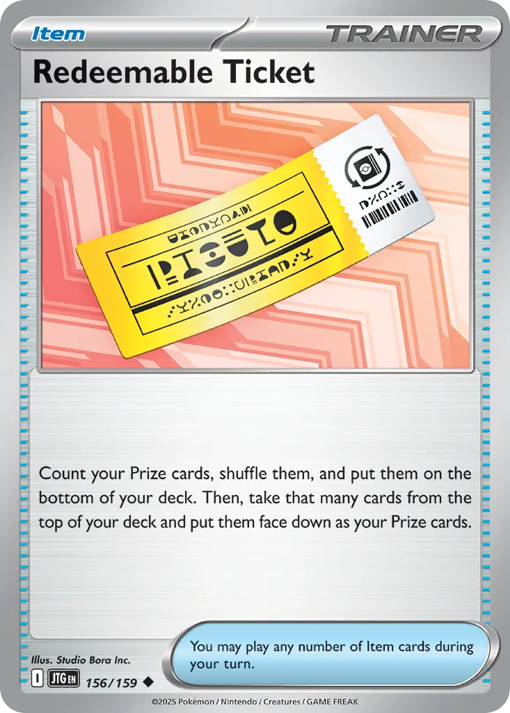 Redeemable Ticket, Journey Together #156/159