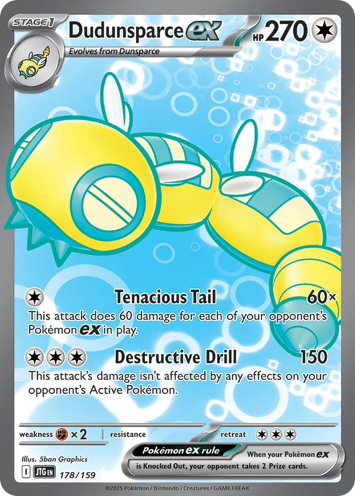 Dudunsparce ex, Journey Together #178/159