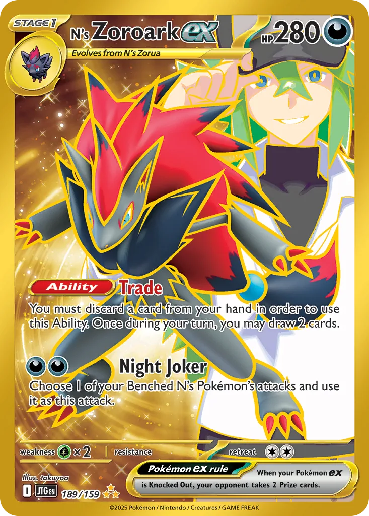 N's Zoroark ex, Journey Together #189/159