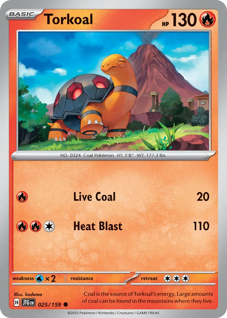 Torkoal, Journey Together #025/159