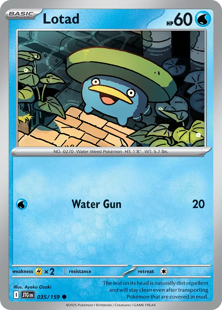 Lotad, Journey Together #035/159