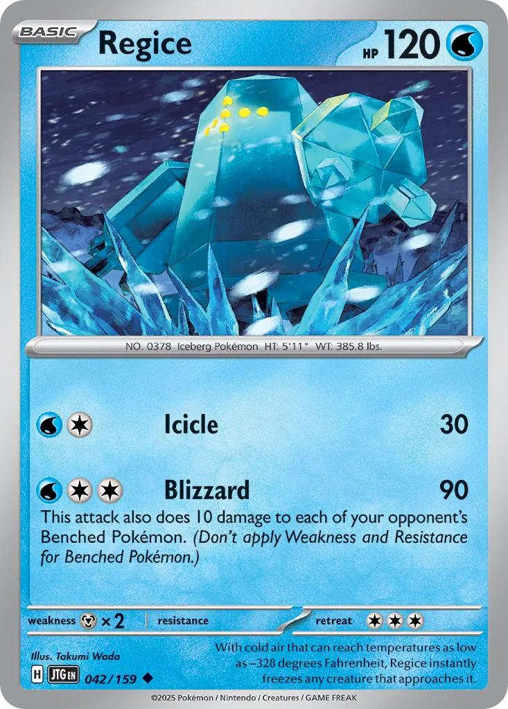 Regice, Journey Together #042/159