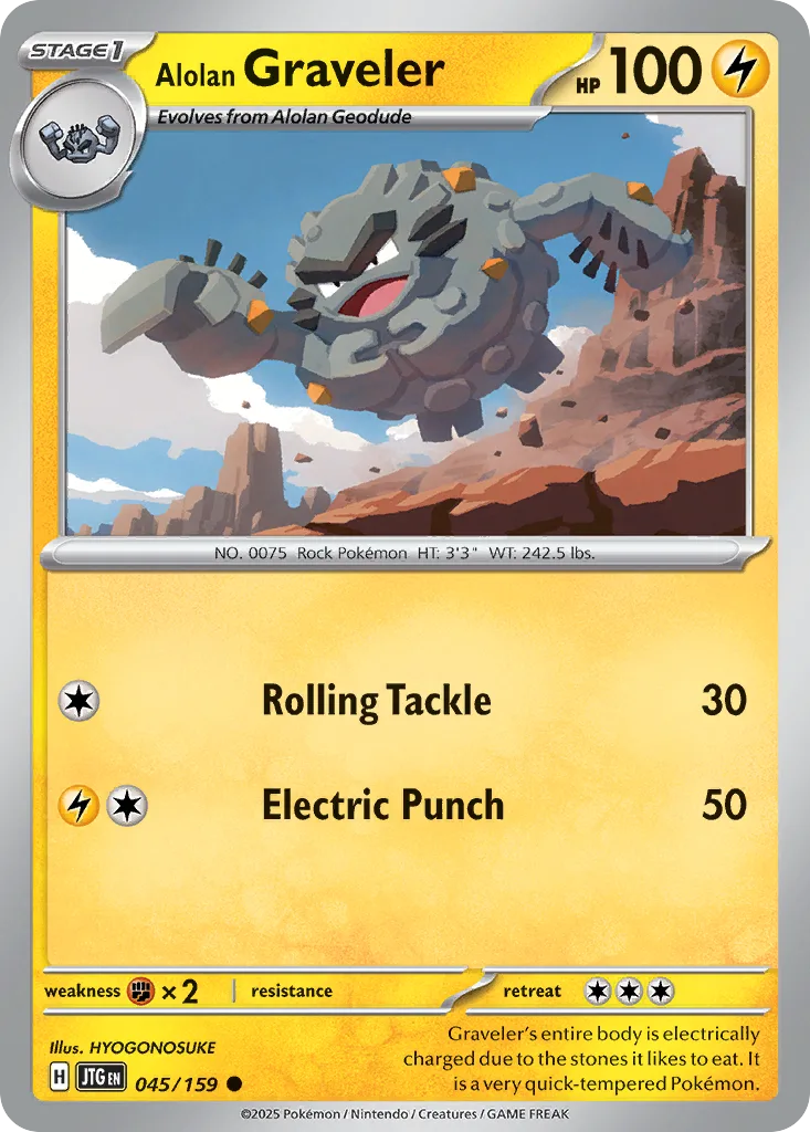 Alolan Graveler, Journey Together #045/159