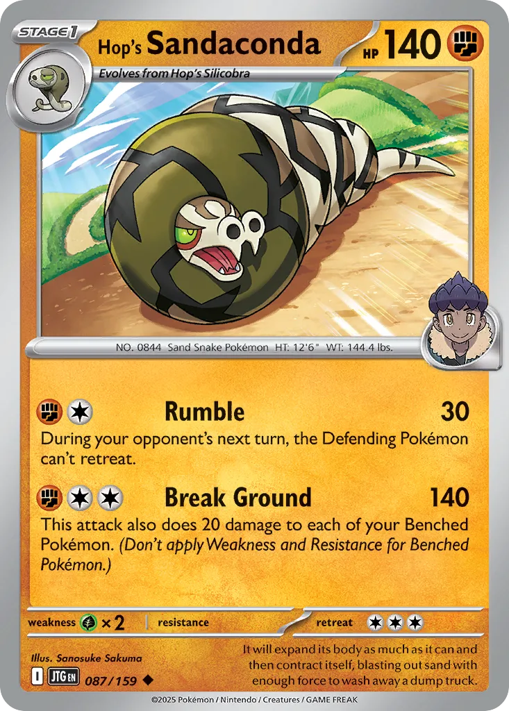 Hop's Sandaconda, Journey Together #087/159