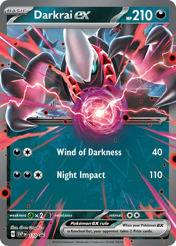 Darkrai ex, Scarlet & Violet Black Star Promos #110