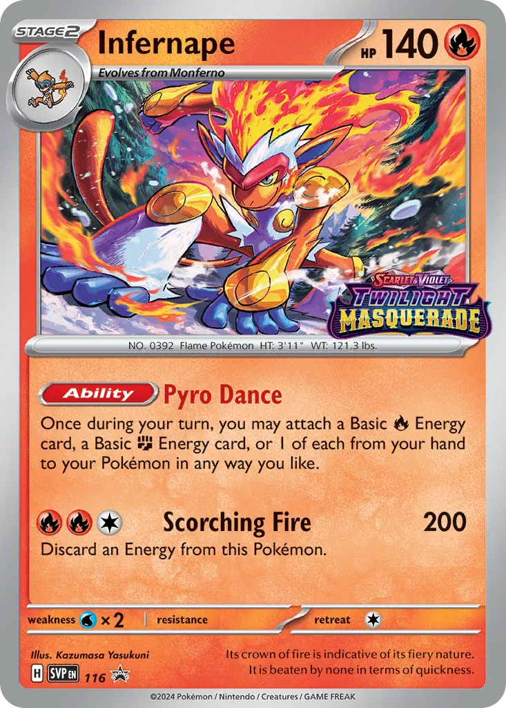 Infernape, Scarlet & Violet Black Star Promos #116