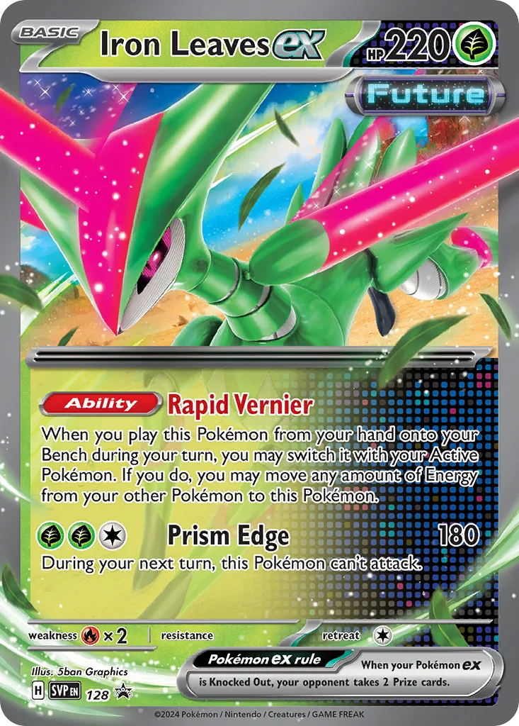 Iron Leaves ex, Scarlet & Violet Black Star Promos #128