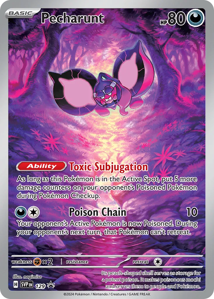 Pecharunt, Scarlet & Violet Black Star Promos #129